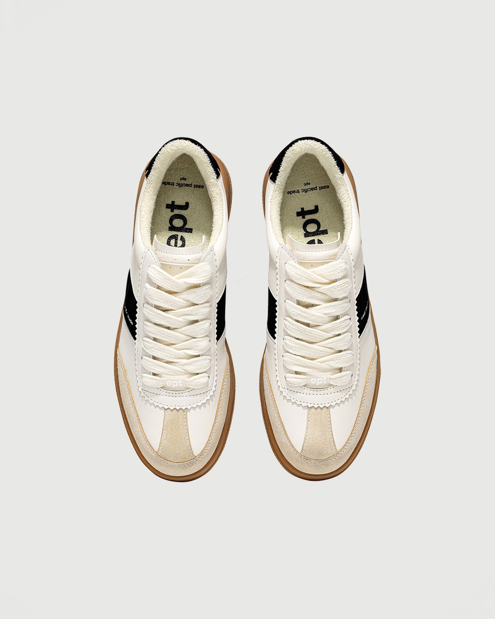 East Pacific Trade Santos Off White/Black Shoes Sneakers Unisex