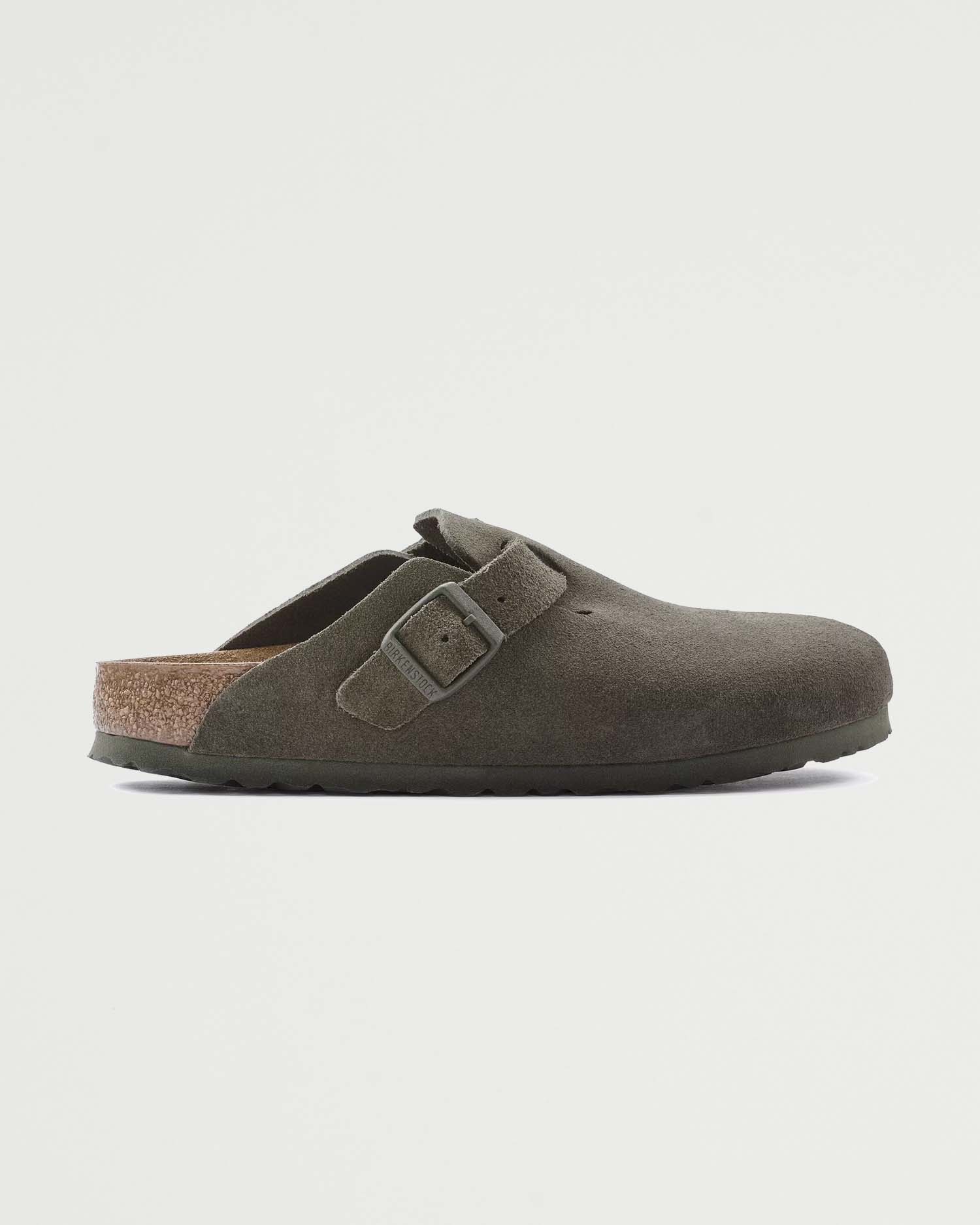 Birkenstock Boston Thyme Suede Sandals Unisex