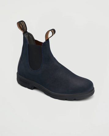 Blundstone 1912 Original Waxed Suede Navy Shoes Leather Unisex