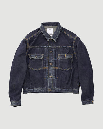 Visvim SS 101X JKT Dmgd Mud Od JKT Short Men