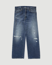 Visvim Social Sculpture 01 Wide Damaged-44 Denim Men