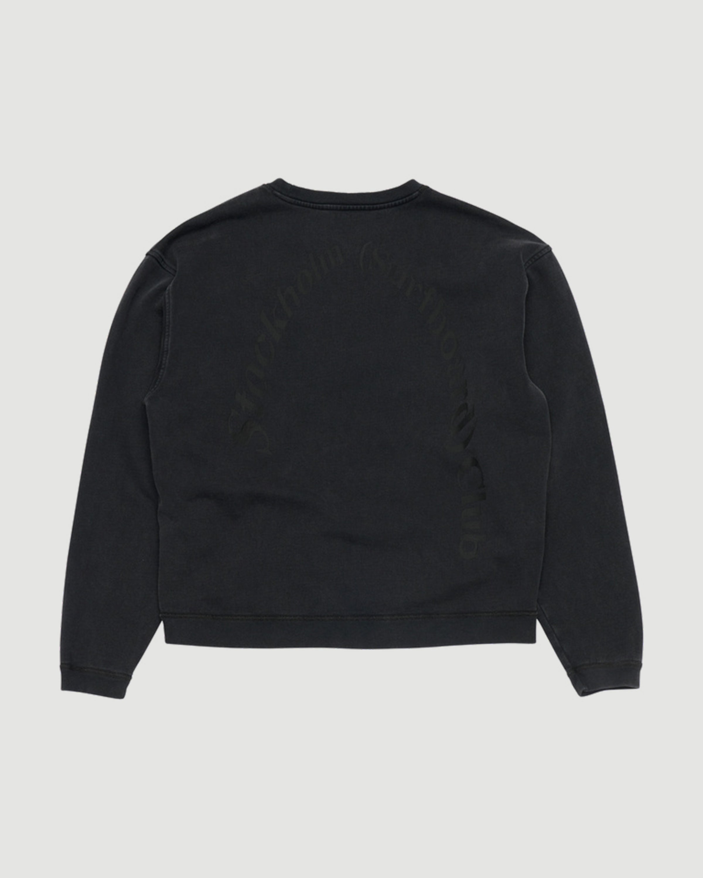 Stockholm Surfboard Club Benny Sweater Faded Black Sweater Men