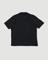 Universal Works Vacation Polo Black T-shirt S/S Men