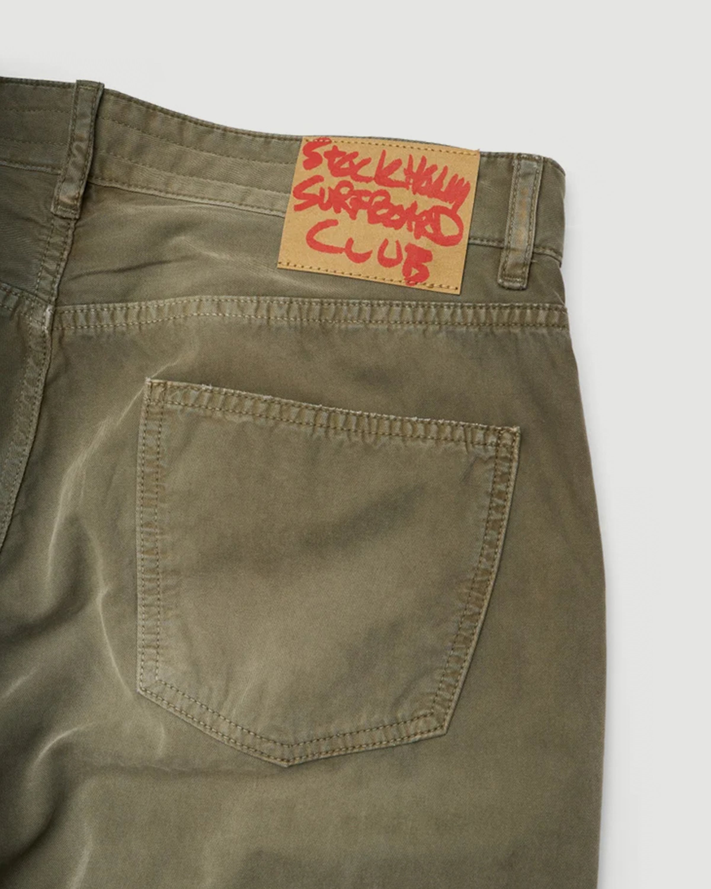 Stockholm Surfboard Club Ralf Jeans Green Denim Men