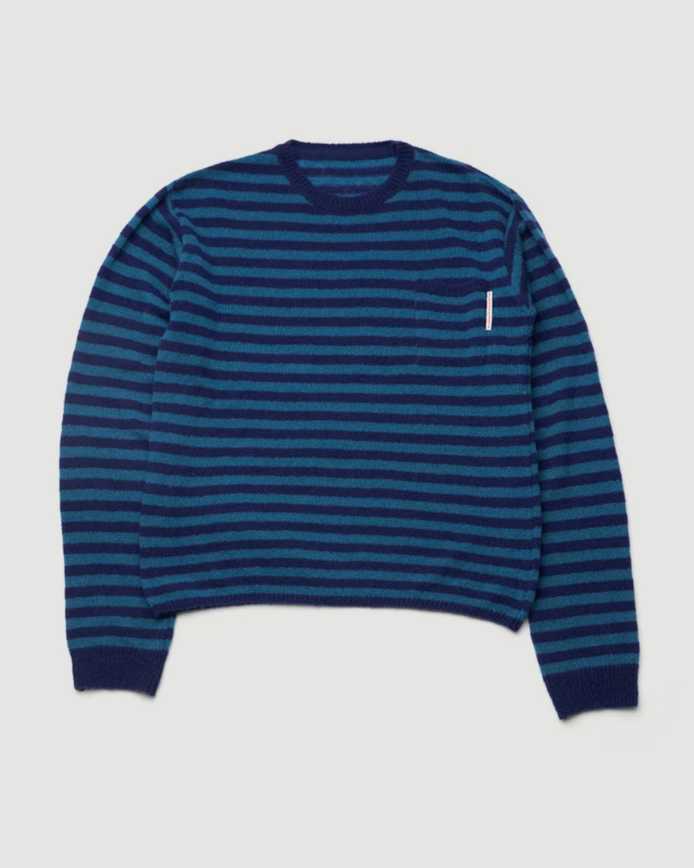 Stockholm Surfboard Club Tommy Tee Stripe Blue T-shirt L/S Men