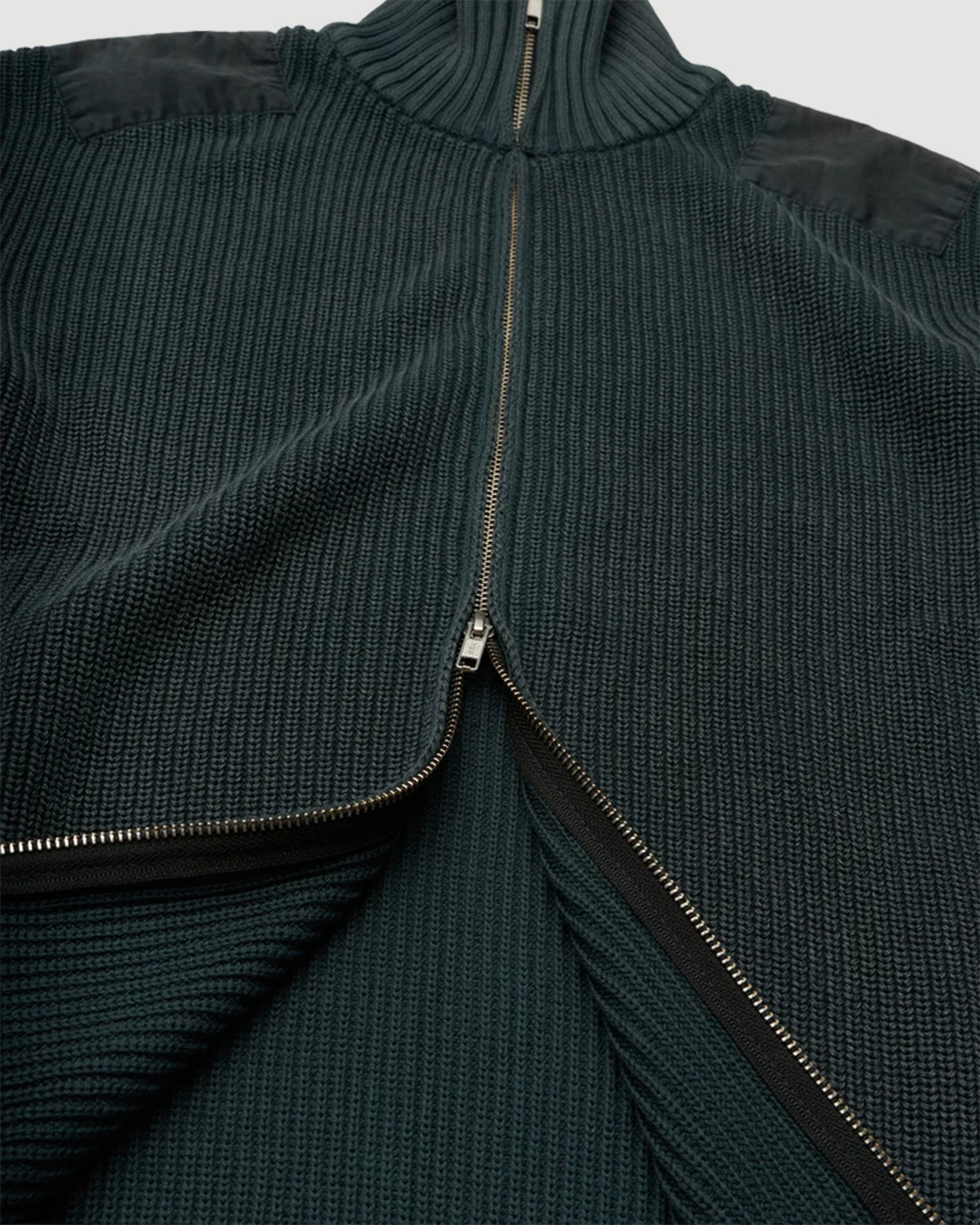 Stockholm Surfboard Club Voy Zip Sweat Washed Black Sweater Men