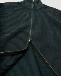 Stockholm Surfboard Club Voy Zip Sweat Washed Black Sweater Men