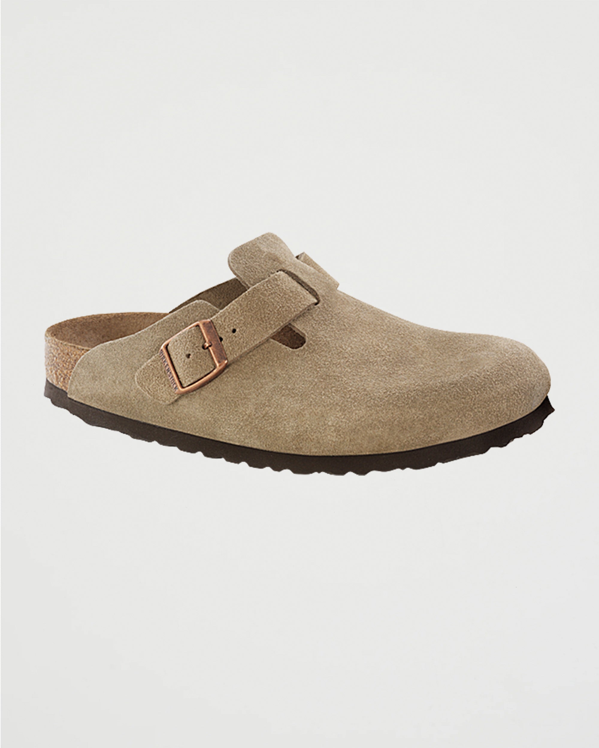 Birkenstock Boston Taupe Shoes Leather Unisex