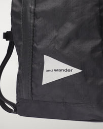 and wander ECOPACK 30L 3way Tote Bag Black Bags Men