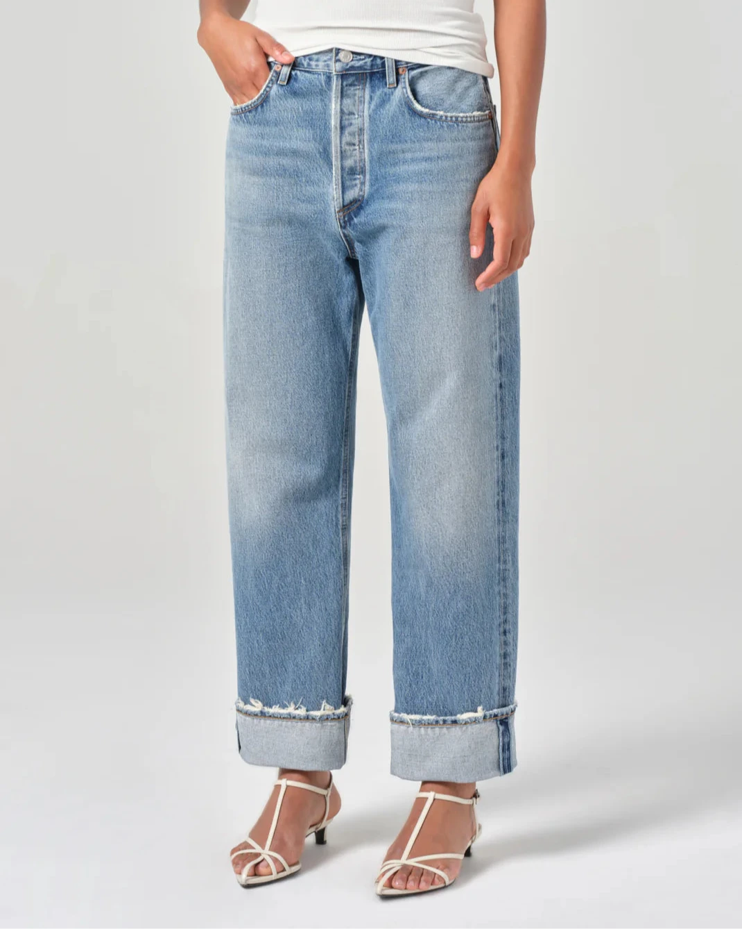 AgoldE Fran Jean Invention Denim Women