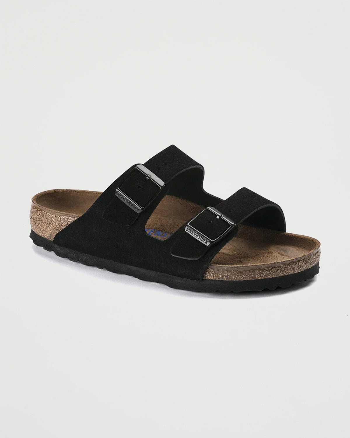 Birkenstock Arizona Black Narrow Suede Shoes Leather Unisex