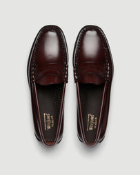 G.H. Bass Weejuns Larson Wine Leather Loafer Shoes Leather Men
