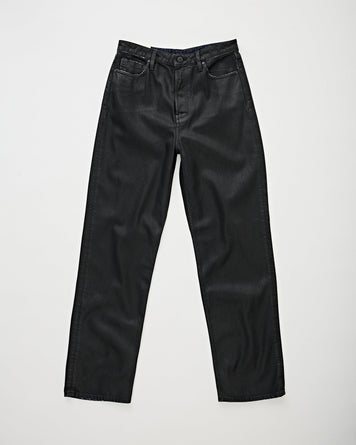 Tenue. Billy Jeans Black Coated Denim Women
