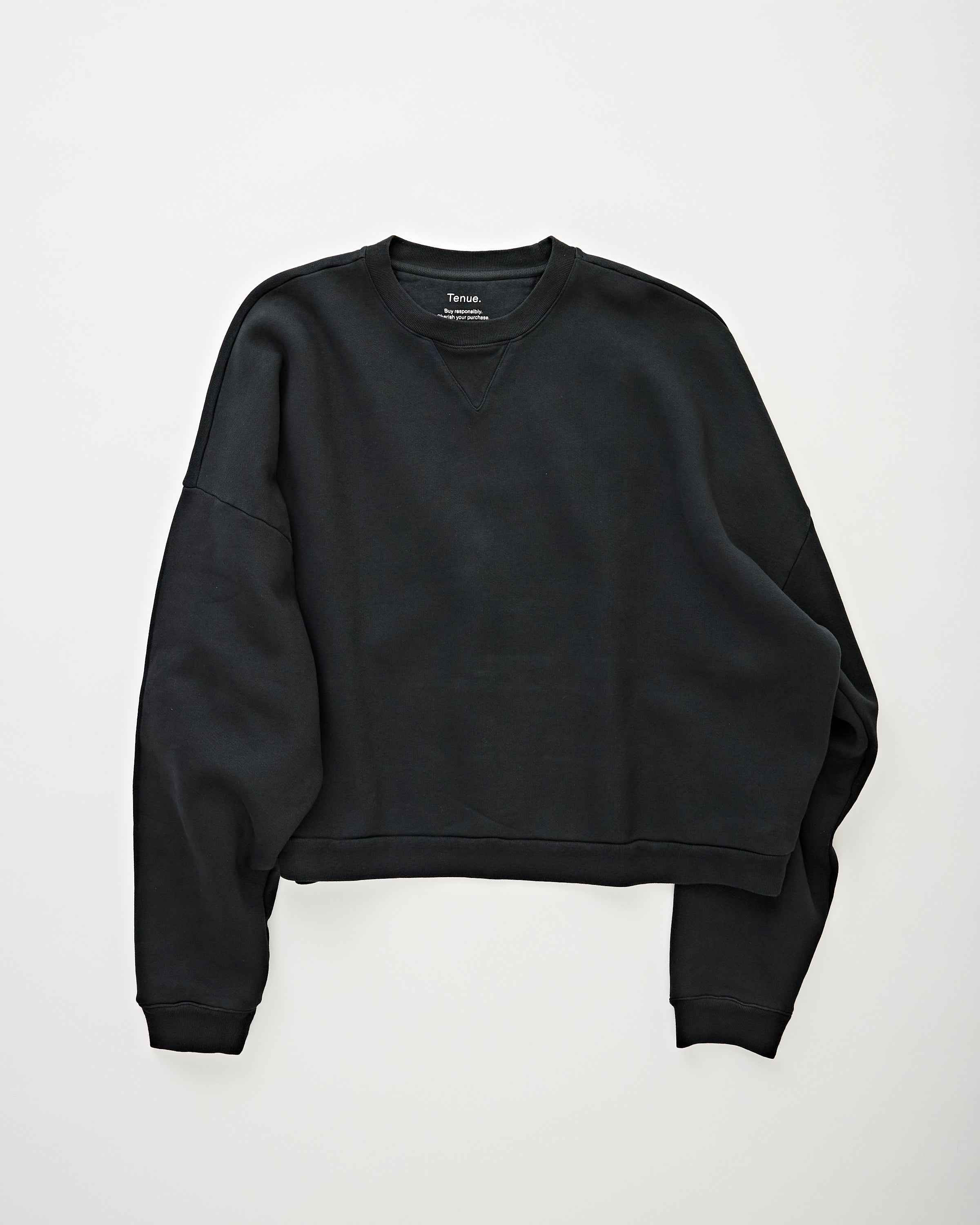 Tenue. Finn Sweat Vintage Black Sweater Unisex