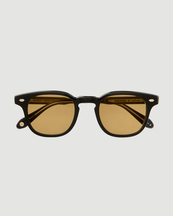 Garrett Leight Sherwood Sun 47 Black/Pure Maple Eyewear