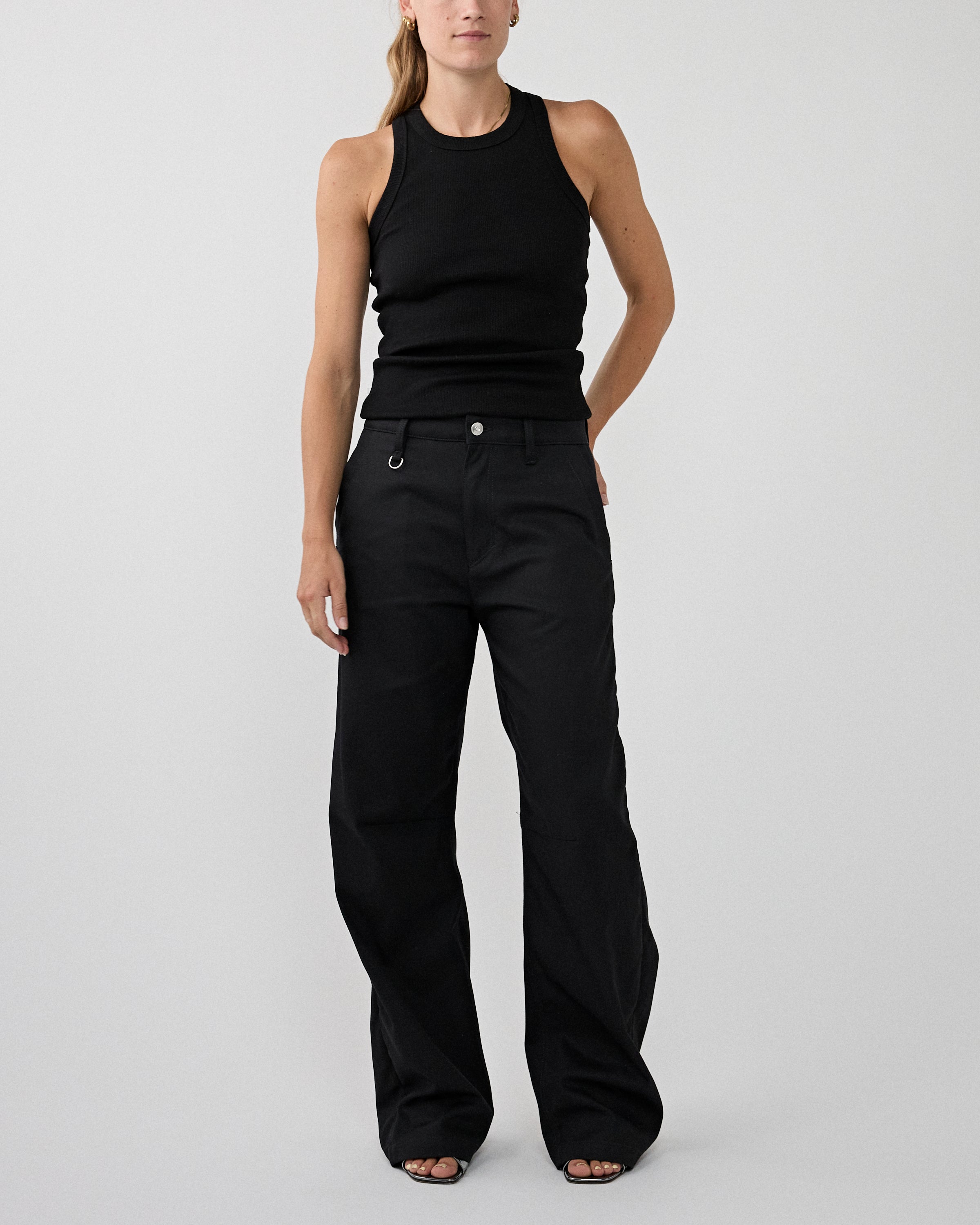 Tenue. Hailey Tank-Top Black T-shirt S/S Women