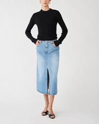A.P.C. Jupe Georgia Light Blue Dress