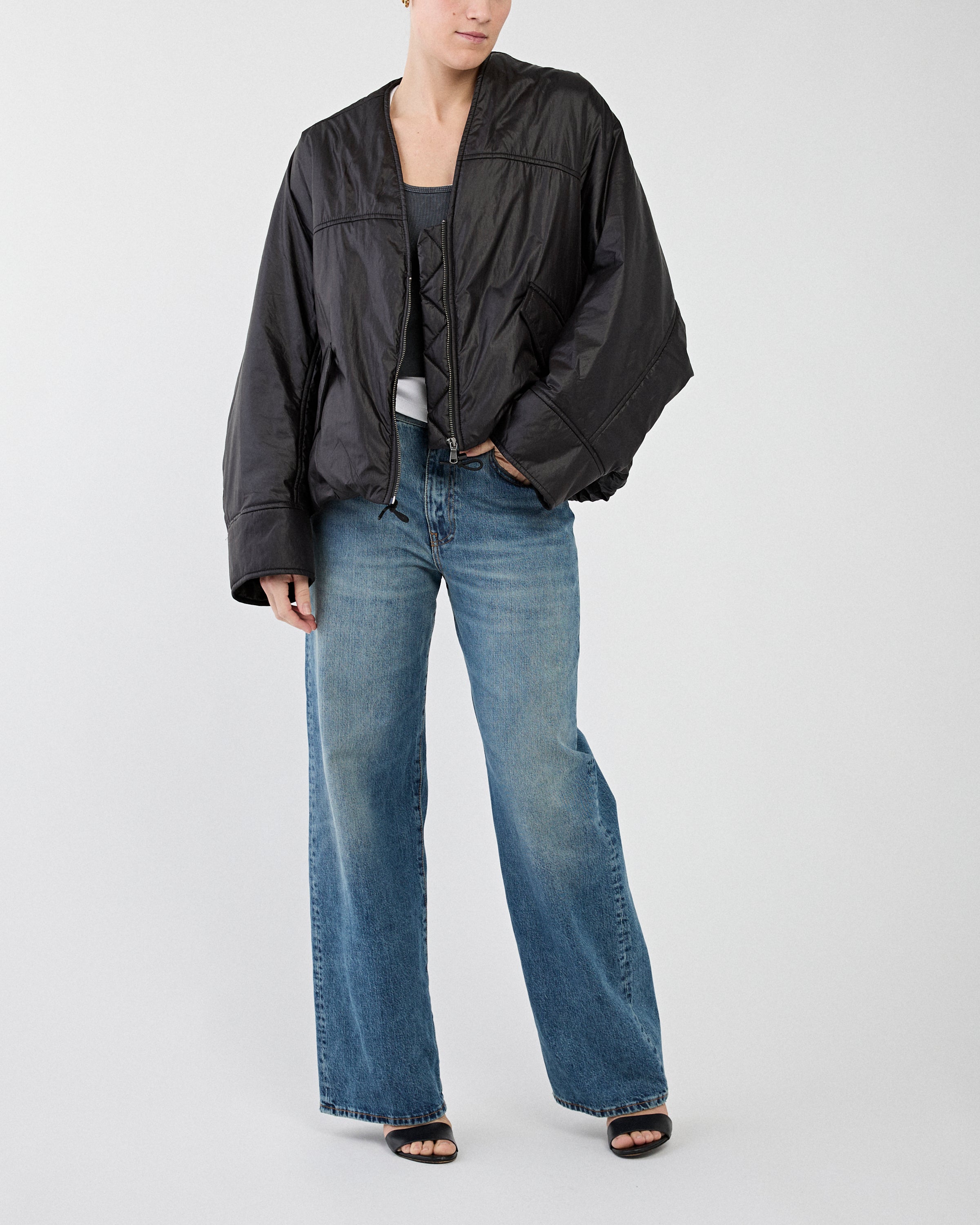 6397 Wide Jean Dad Wash Denim Women
