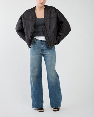 6397 Wide Jean Dad Wash Denim Women