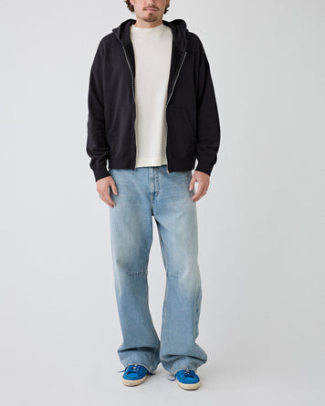 Visvim Ultimate Jumbo SB Hoodie Black F.Z. Sweater Men