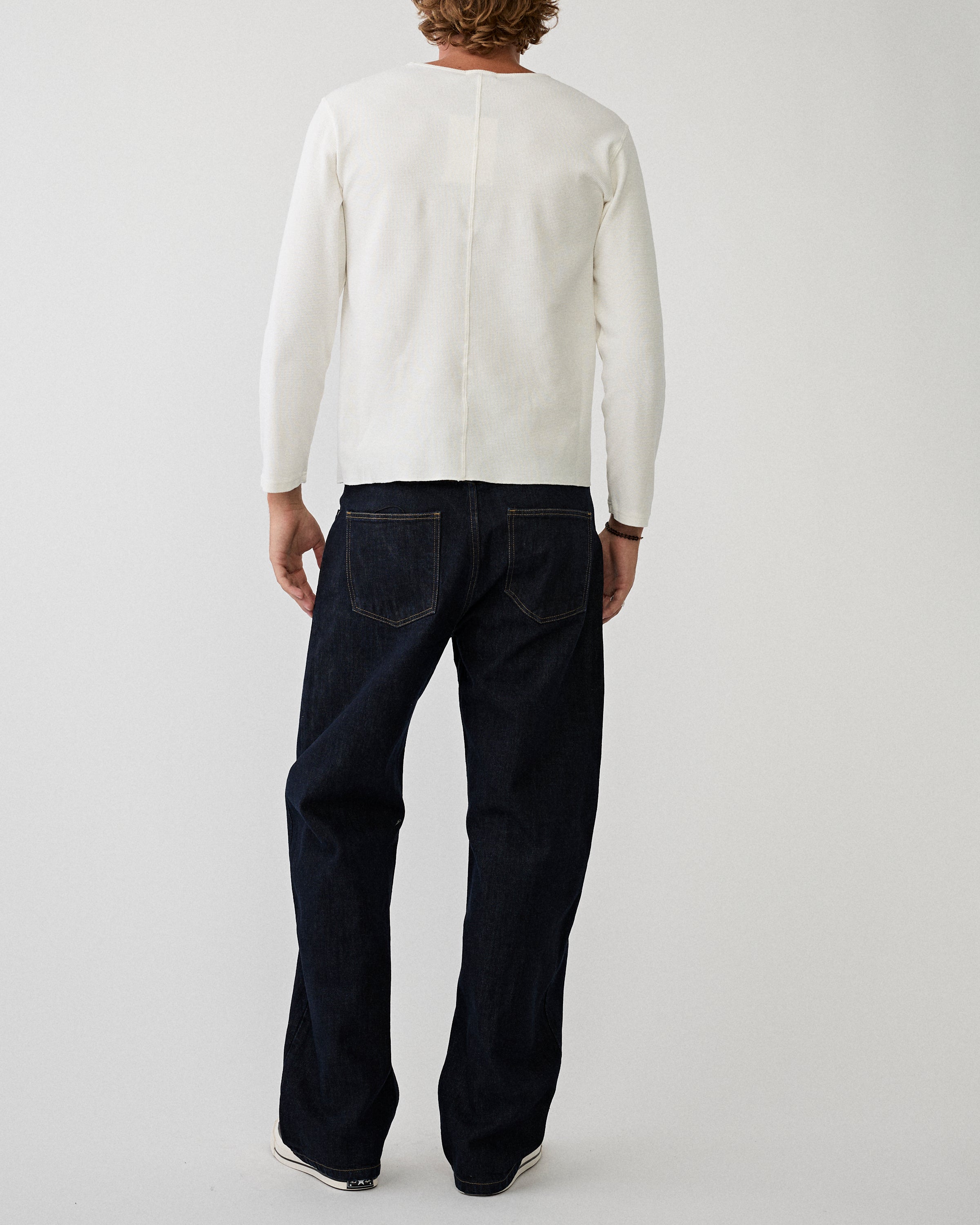 SECOND/LAYER Zero Thermal Vintage White T-Shirt L/S Men