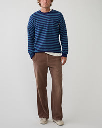 Stockholm Surfboard Club Sune Corduroy Trousers Brown Pants Men