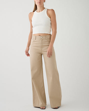 A.P.C. Jean Clyde Beige Denim Women