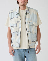 Tenue. Hopper M26 Sleeveless Jacket Camo JKT Short Unisex
