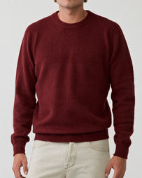 Girocollo ML Garzato Bordeaux