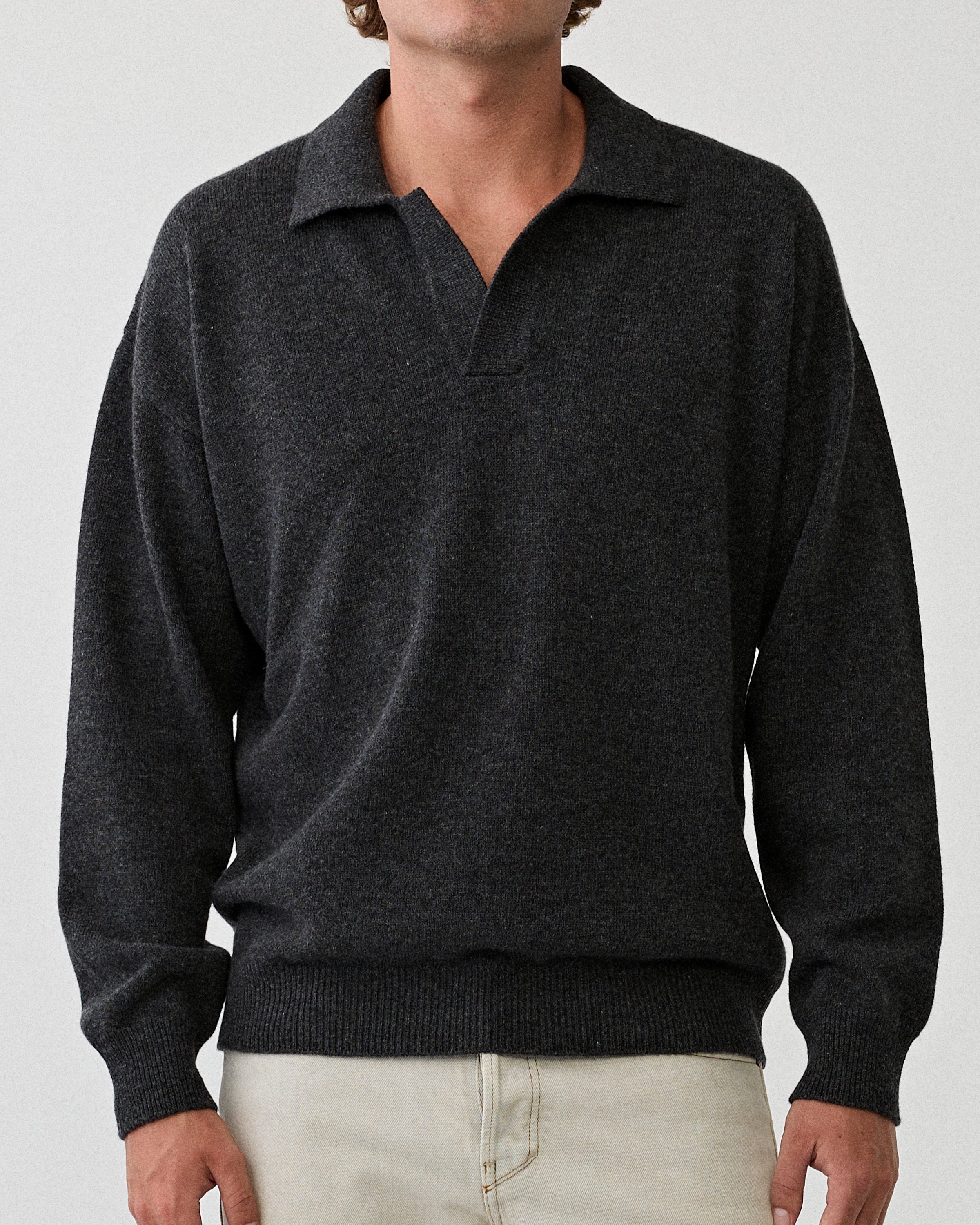 Skipper Polo ML Antracite