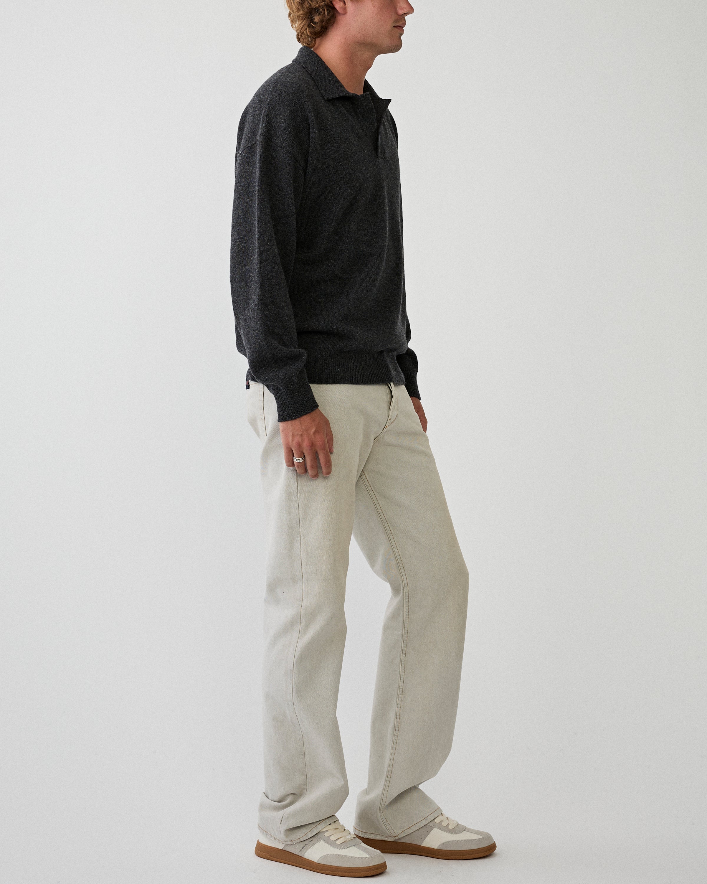 Skipper Polo ML Antracite