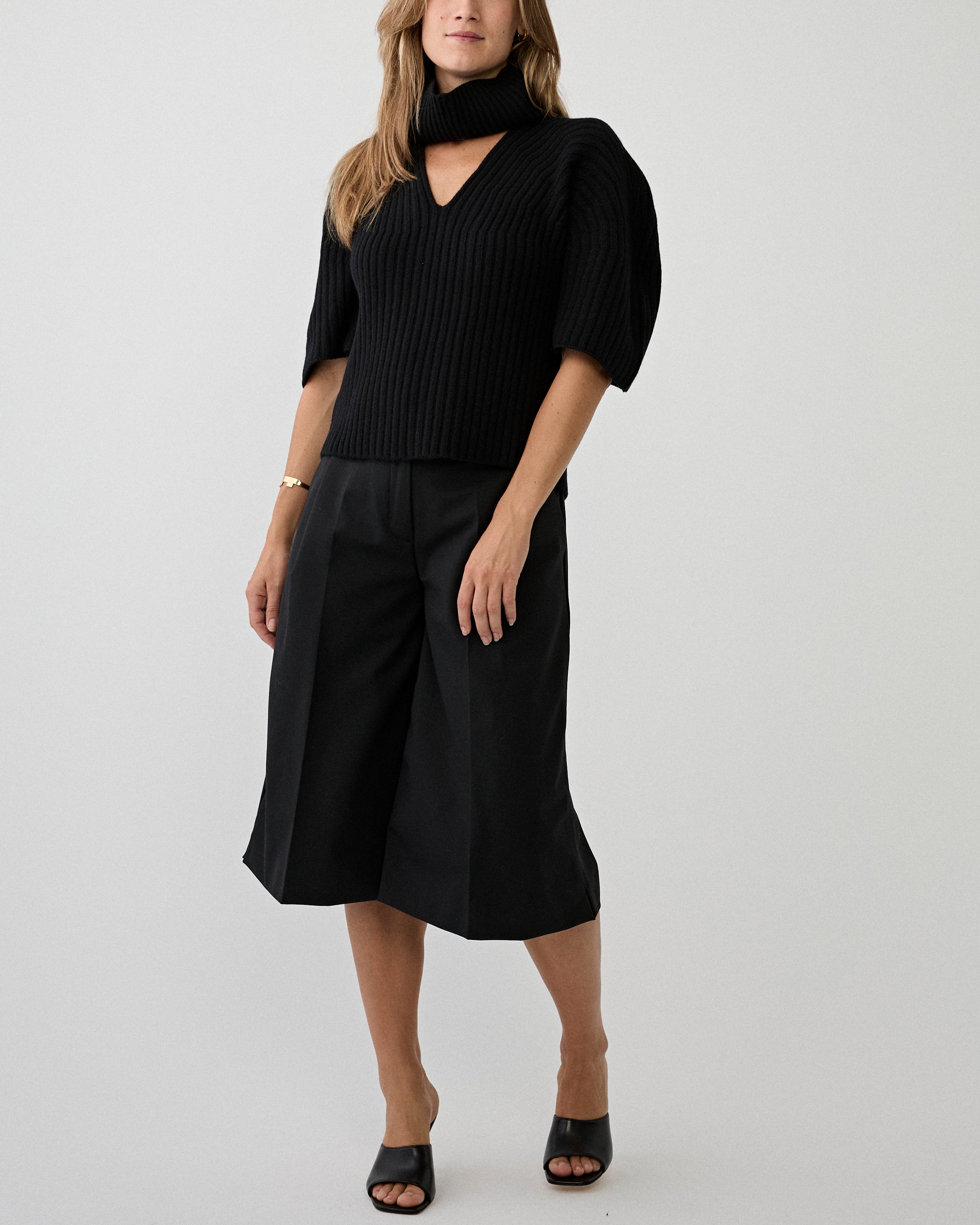 Christian Wijnants Kisha Top Black Knitwear Women
