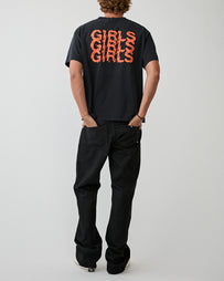 SECOND/LAYER GGG T-Shirt Black/Orange T-shirt S/S Men