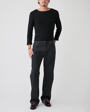 SECOND/LAYER Zero Thermal Black T-Shirt L/S Men