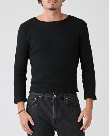 SECOND/LAYER Zero Thermal Black T-Shirt L/S Men