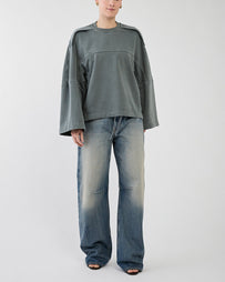 Christian Wijnants Tahora Dark Petrol Sweater Women