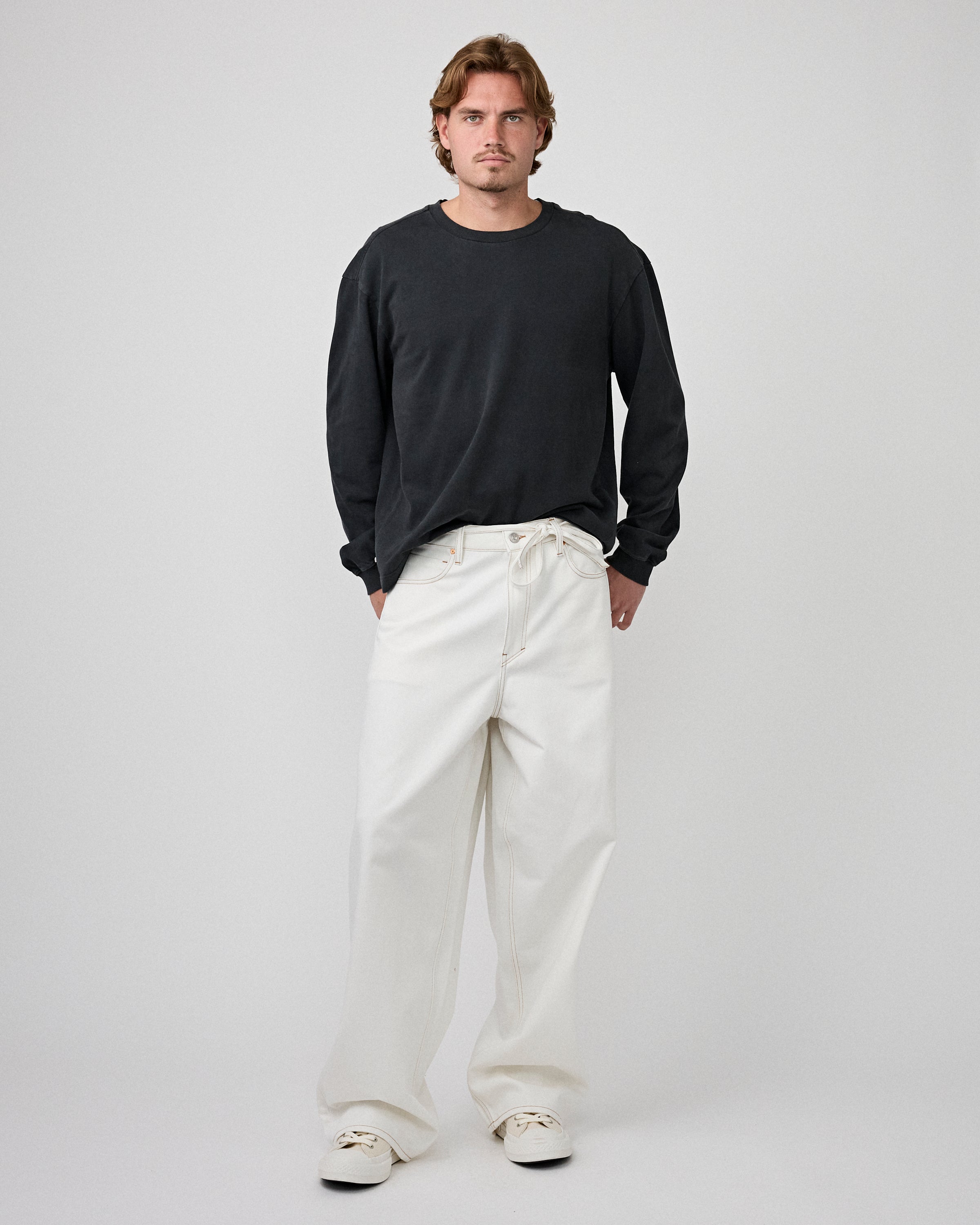 Tenue. Brad T-Shirt Vintage Black T-shirt L/S Men
