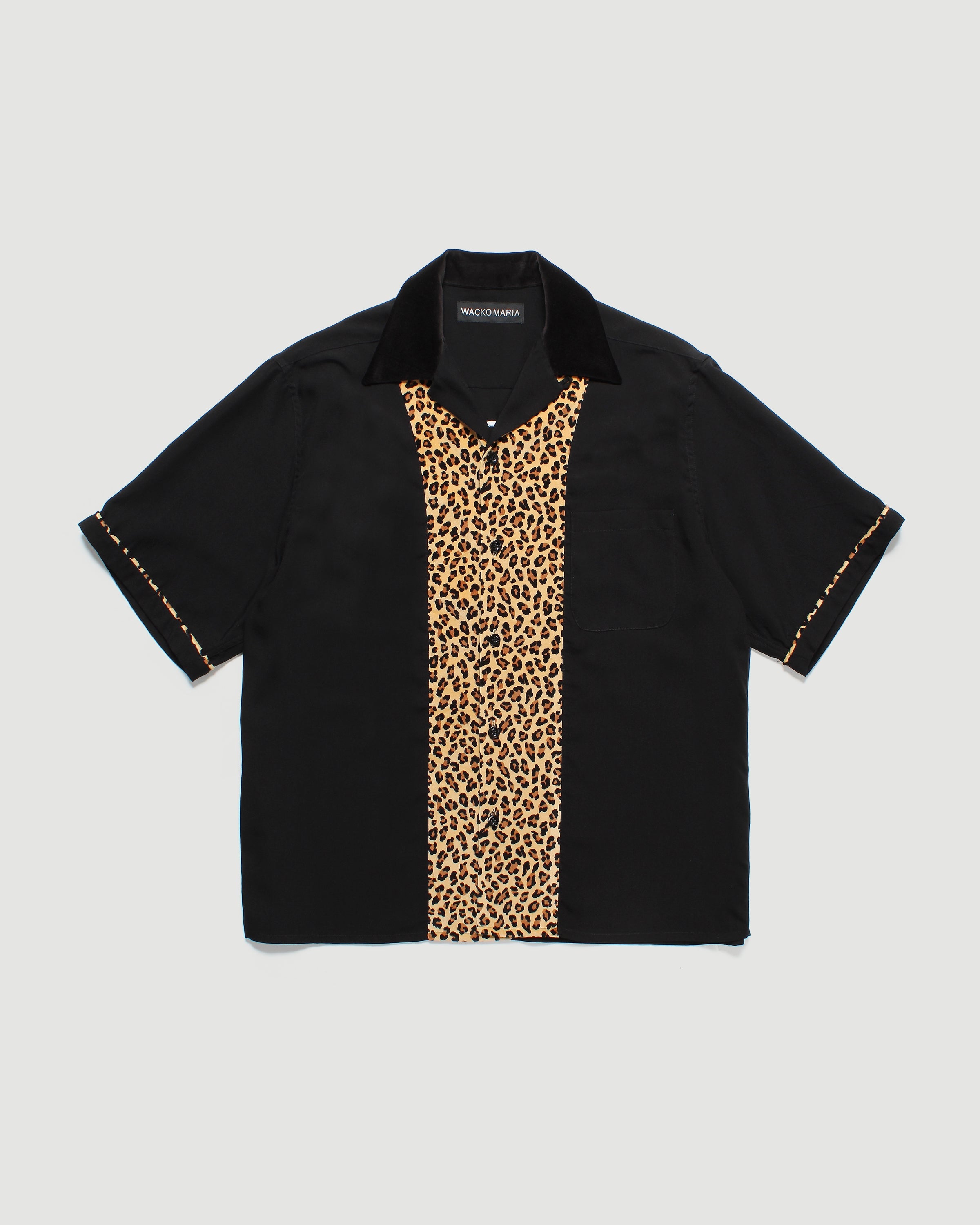 Wacko Maria Switching Shirts S/S (Type-3) Black Shirt S/S Men