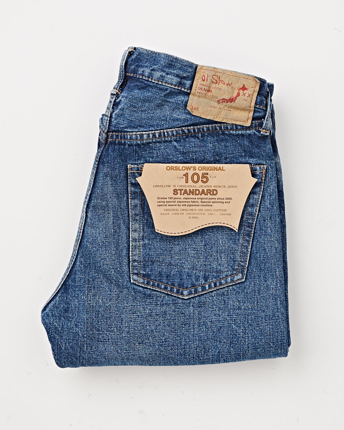 OrSlow 105 Selvedge 2 Year Wash Denim Men