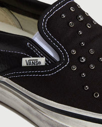 Vans Premium Slip-on LX 98 Pearlized Black Shoes Sneakers Men