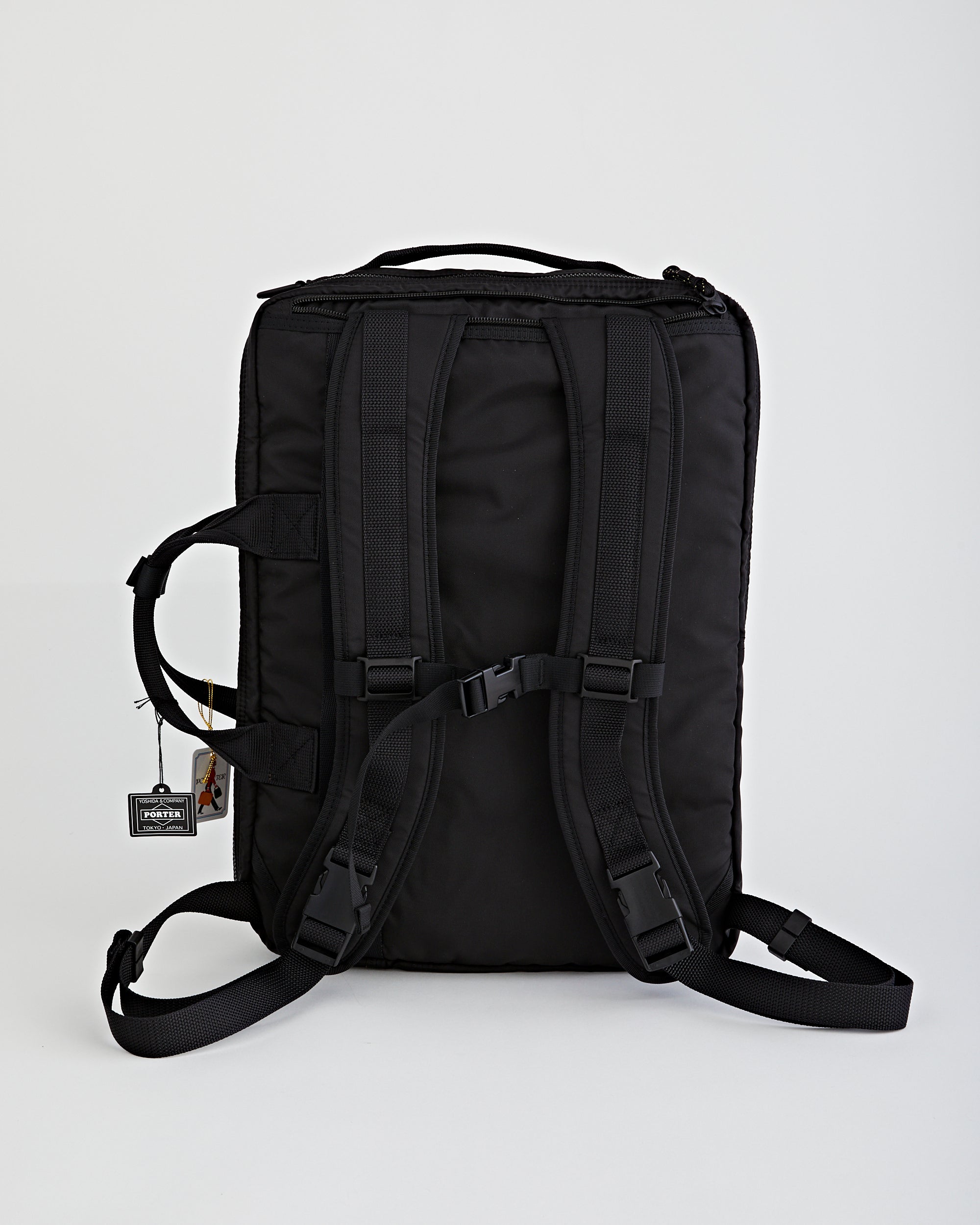 Porter Yoshida Force 3Way Briefcase Black Bags Unisex