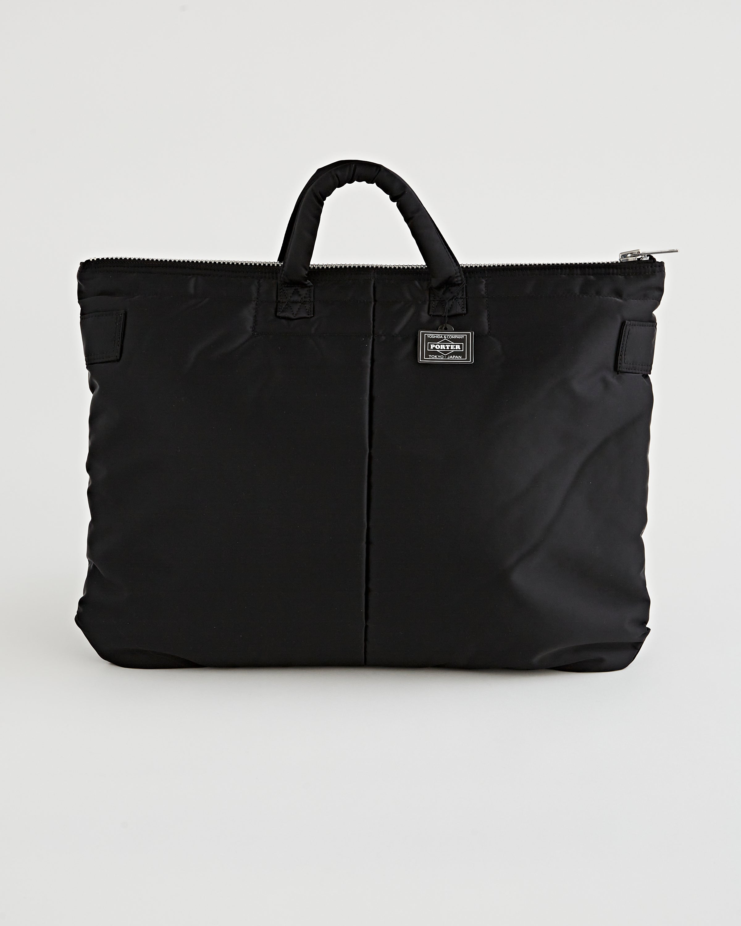 Porter Yoshida Tanker Short Helmet Bag Large Black Bags Unisex