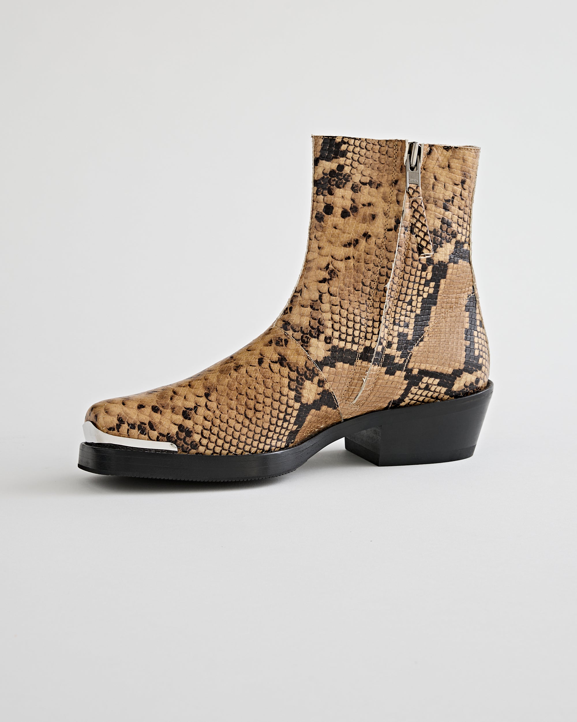 SECOND/LAYER Corrido Boot Snake Shoes Leather Men