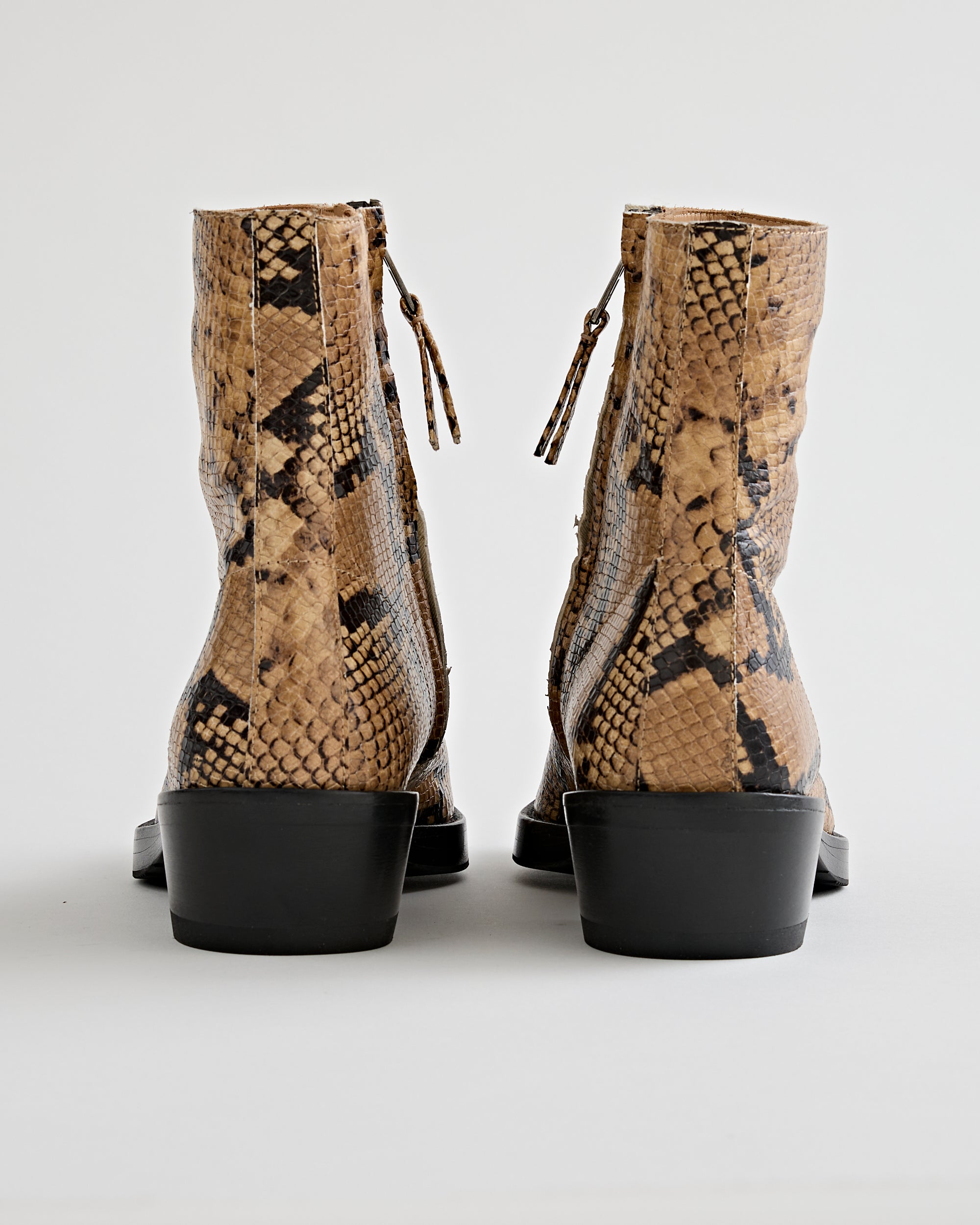 SECOND/LAYER Corrido Boot Snake Shoes Leather Men