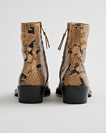 SECOND/LAYER Corrido Boot Snake Shoes Leather Men