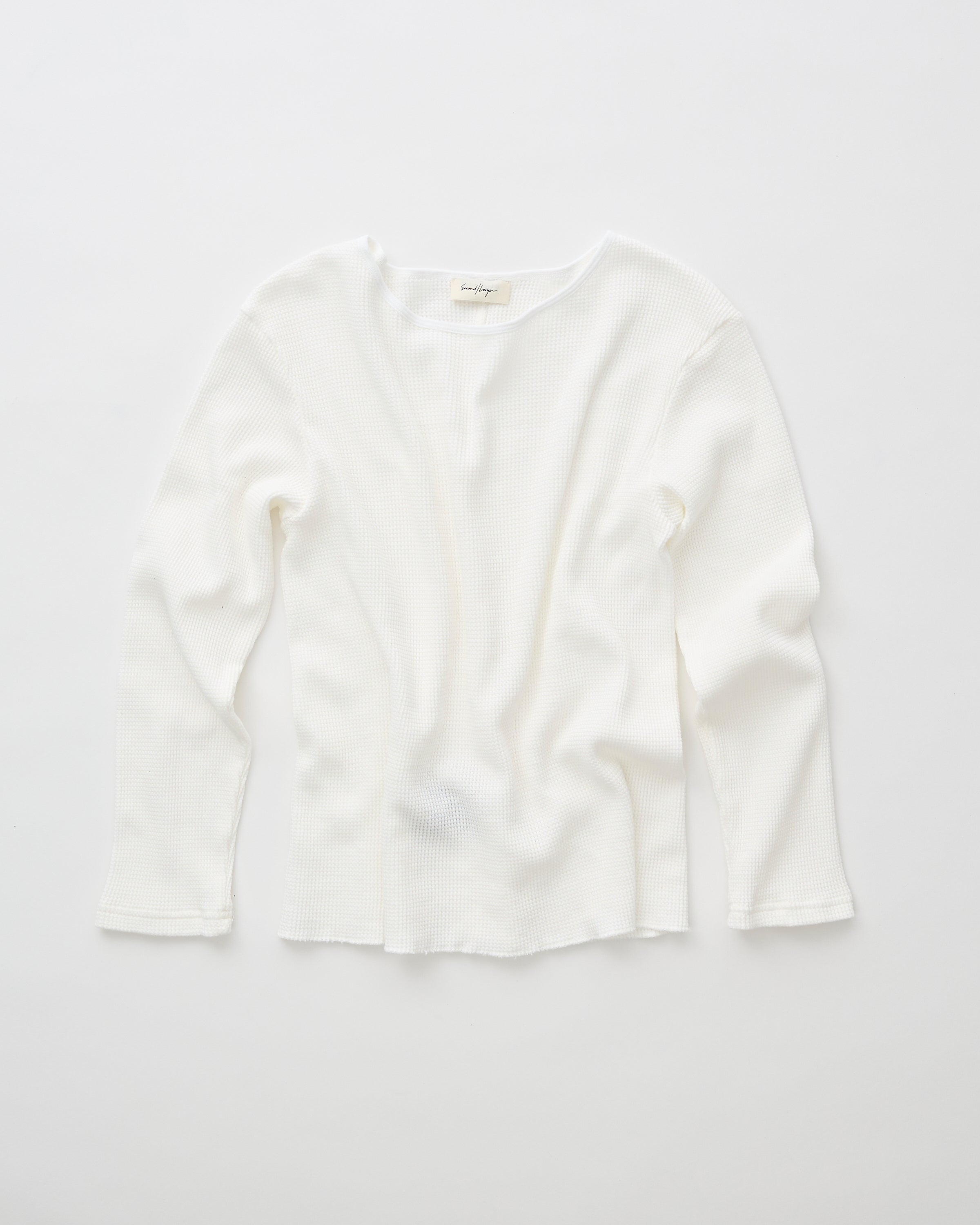 SECOND/LAYER Zero Thermal Vintage White T-Shirt L/S Men