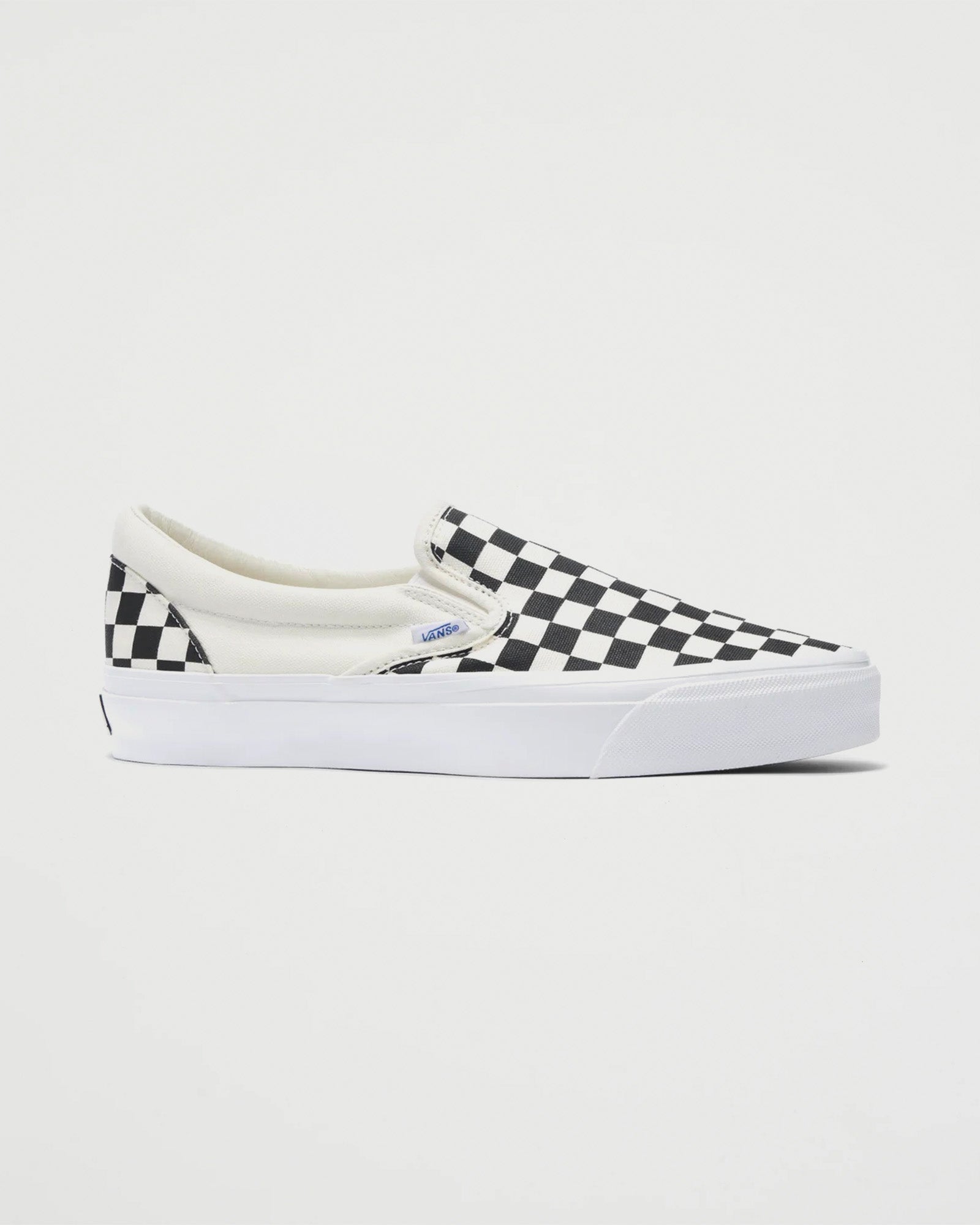 Vans Premium Slip-On Reissue 98 LX Checkerboard Black/Off White Shoes Sneakers Unisex