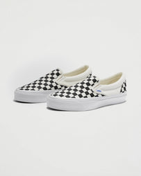 Vans Premium Slip-On Reissue 98 LX Checkerboard Black/Off White Shoes Sneakers Unisex