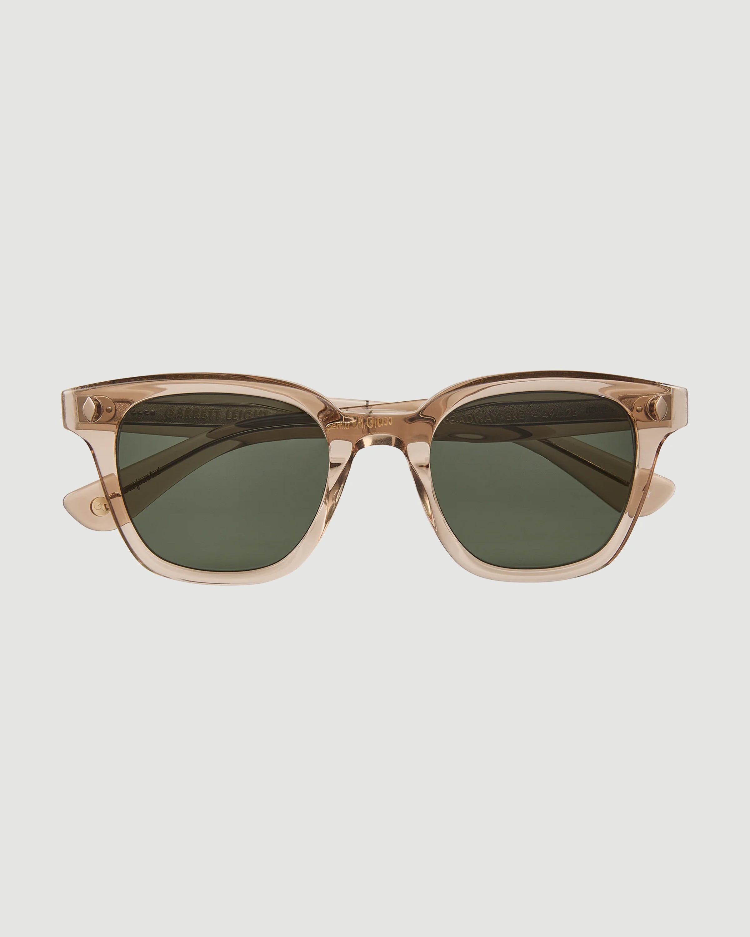 Garrett Leight Broadway Sun Brew/Semi-Flat Pure Eyewear