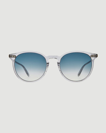 Garrett Leight Morningside Sun Light Grey/Semi-Flat Blue Gradient Eyewear